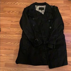 Banana Republic black trench coat